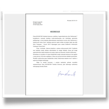 Referencje Grzegorz �ugowski